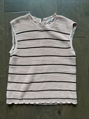 Ruffle Mockneck Sweater Shell Top